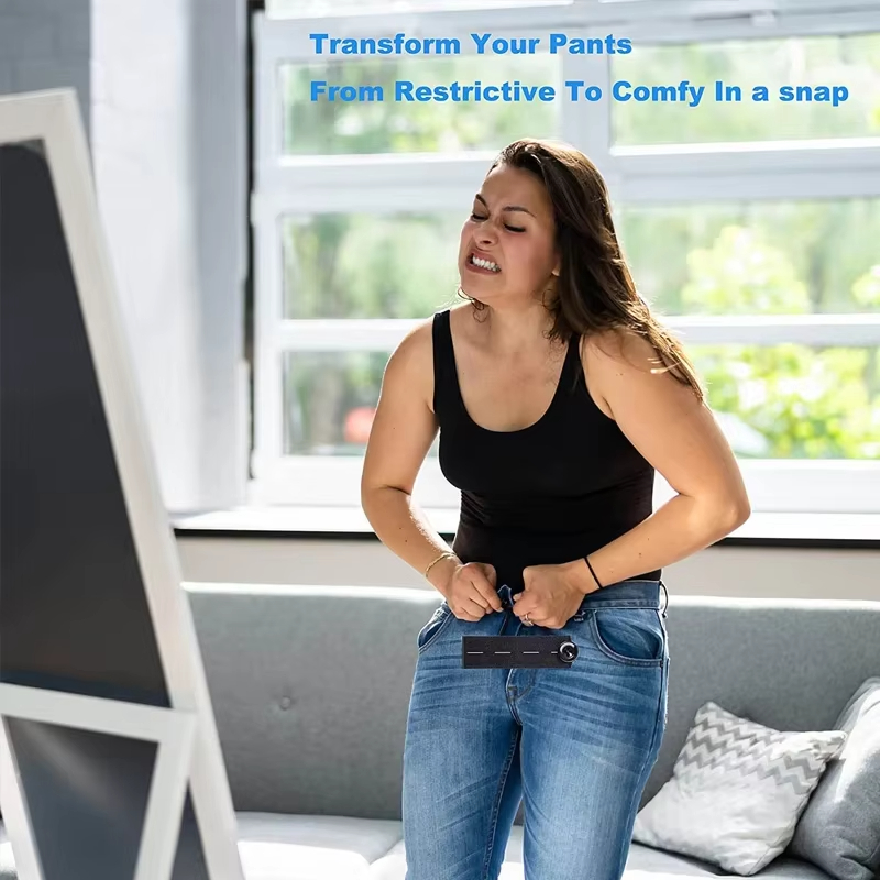 Pant Extender Belt Unisex Waist Band Maternity Button Hooks DIY Garment Sewing Supplies 3