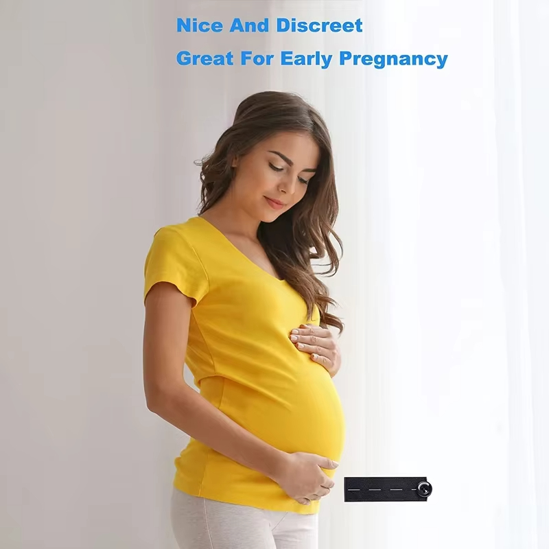 Pant Extender Belt Unisex Waist Band Maternity Button Hooks DIY Garment Sewing Supplies 4