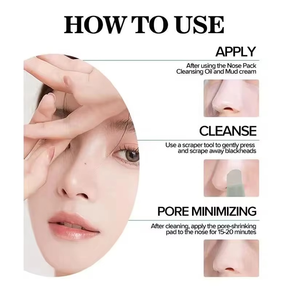Nose and Face Skin Pore Cleaner, Blackhead and Whitehead Removal Tool, Skin Care Tools for Women