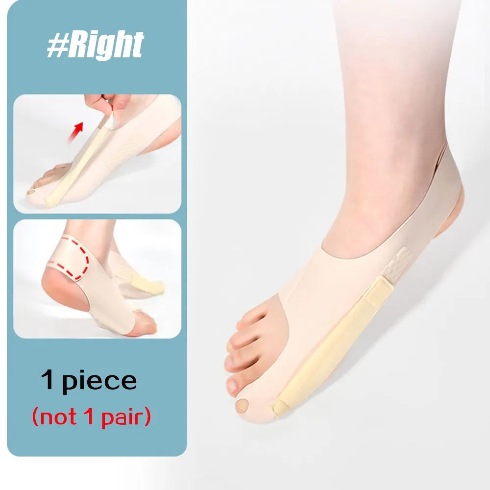 Breathable Corrector Socks for Day and Night Use, Hallux Valgus Relief, Non-Slip Big Toe Straightener
