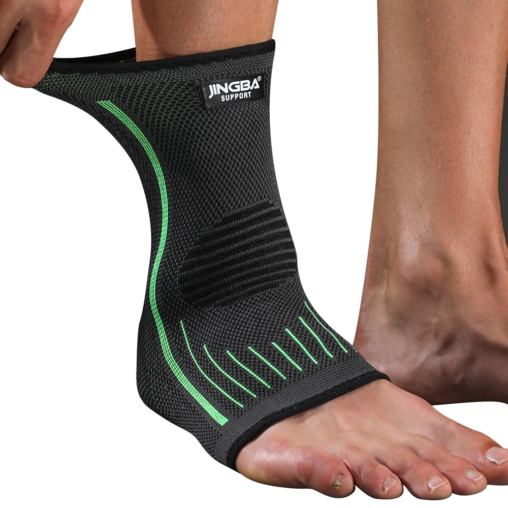 Elastic Ankle Support Brace Stabilizer, Breathable Compression Sleeve for Comfort