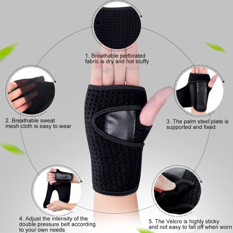 Adjustable Wrist Splint for Carpal Tunnel Relief, Night Support Hand Brace