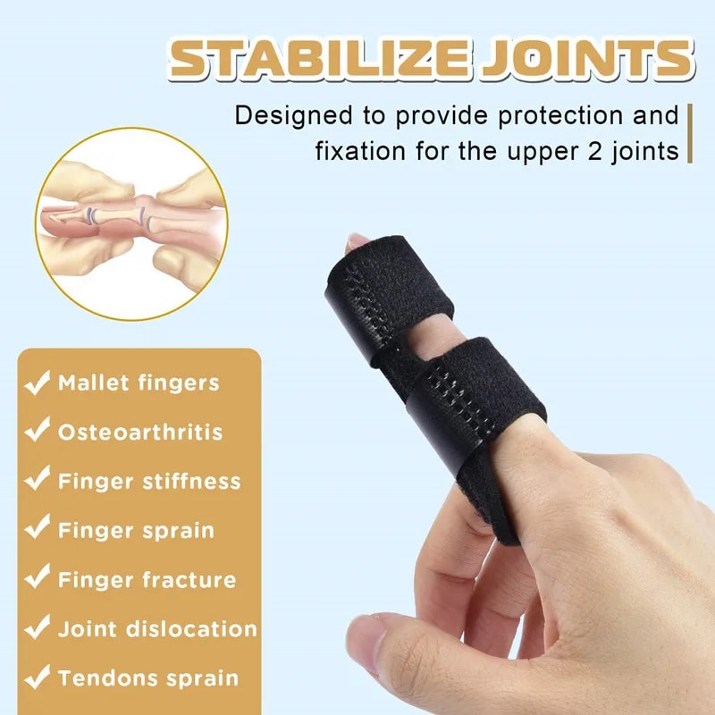 Finger Stabilizer Splint For Broken Fingers Arthritis Pain Trigger Finger Support Brace 2