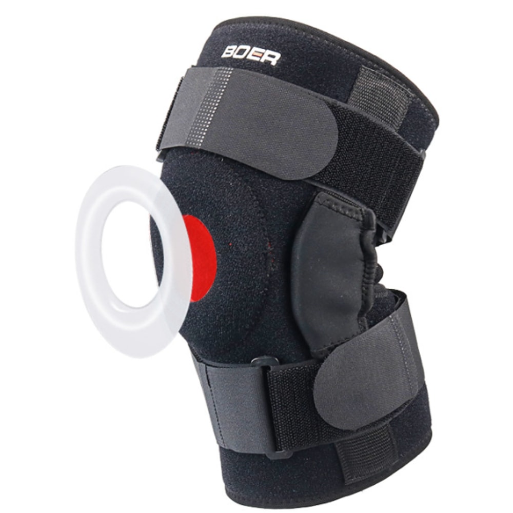 Dual Side Stabilizer Meniscus Tear Arthritis Hinged Knee Brace Support 6