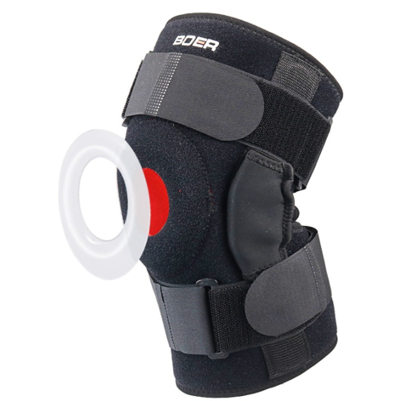 Dual Side Stabilizer Meniscus Tear Arthritis Hinged Knee Brace Support 6