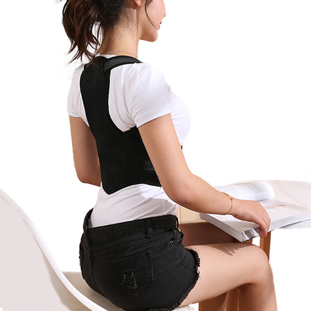 Scoliosis Back Brace Alloy Bar Posture Corrector Shoulder Therapy Support For Correcting Poor Postu 1