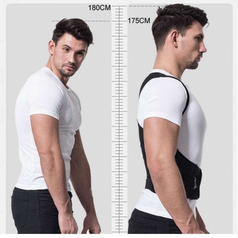 Scoliosis Back Brace Alloy Bar Posture Corrector Shoulder Therapy Support For Correcting Poor Postu 2