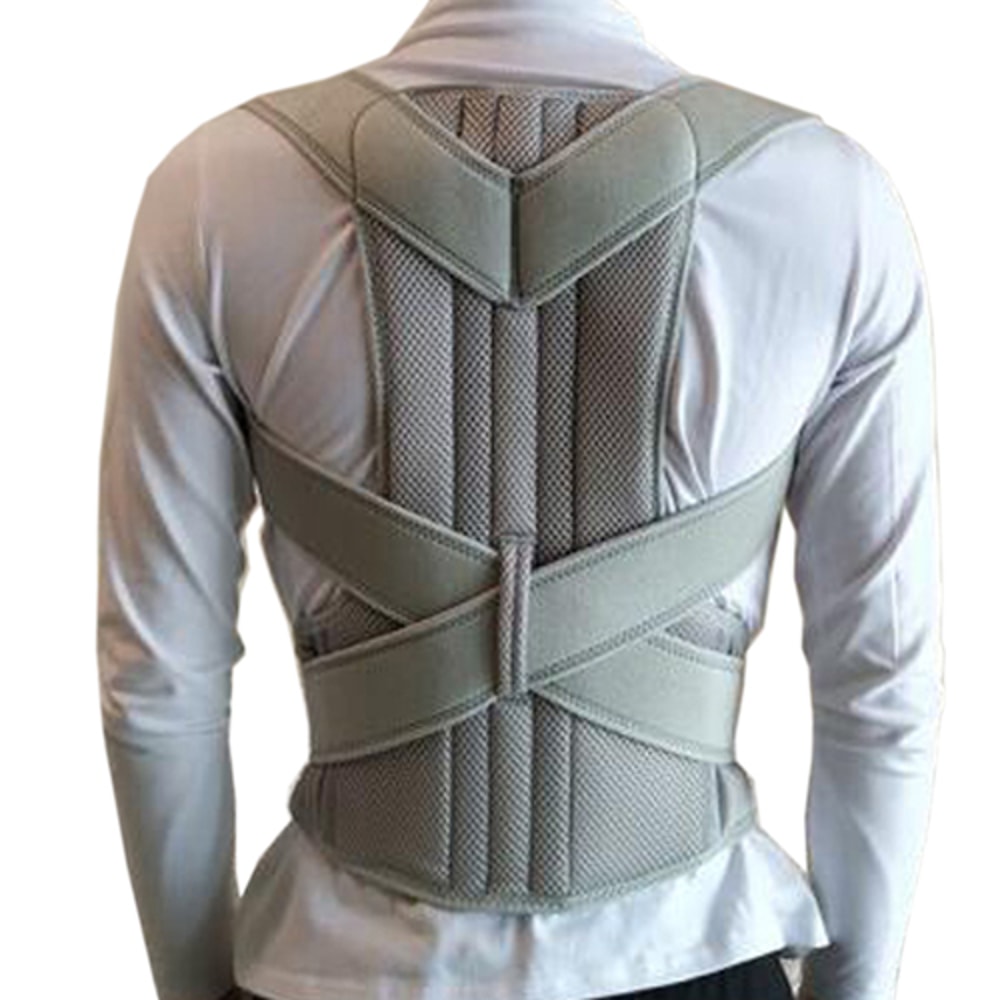 Scoliosis Back Brace Alloy Bar Posture Corrector Shoulder Therapy Support For Correcting Poor Postu 7