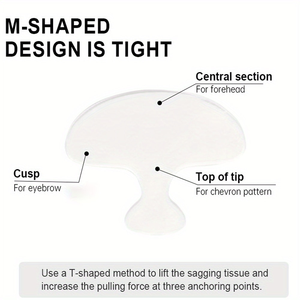 Reusable Silicone Wrinkle Patches For Face Forehead Under Eye Smile Lines Wrinkle Reduction For Wom 1