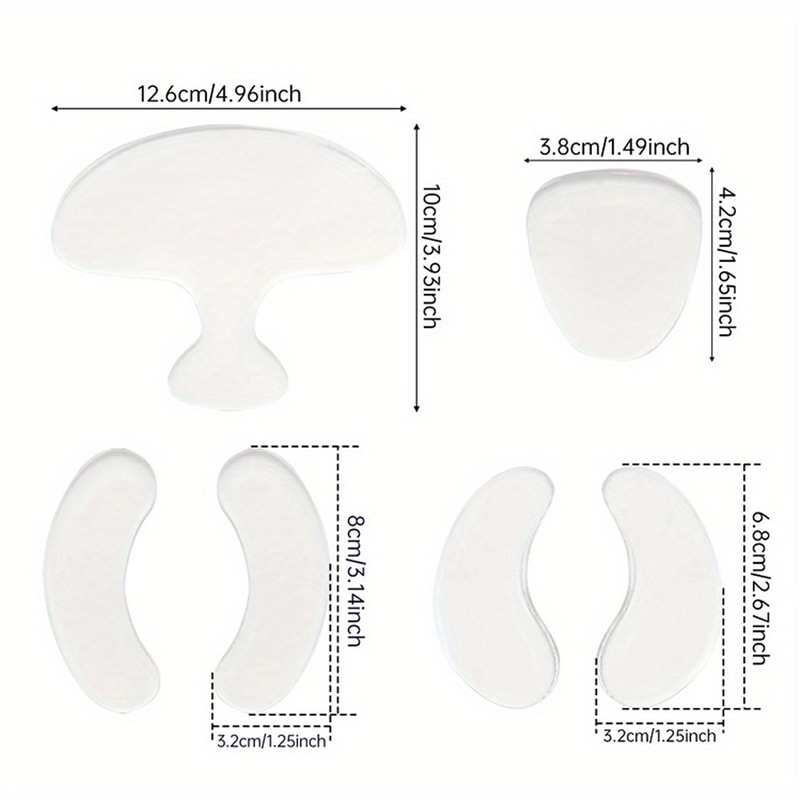 Reusable Silicone Wrinkle Patches For Face Forehead Under Eye Smile Lines Wrinkle Reduction For Wom 3