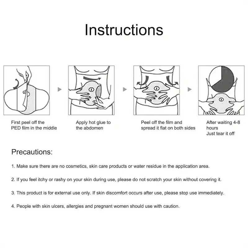 Reusable Belly Silicone Pad For Women Anti Wrinkle Scar Stretch Marks Removal Abdomen Pads 4