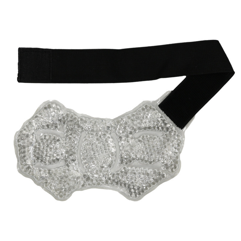 Gel Bead Ice Pack for Ankle Foot, Ankle Support Wrap, Sport Foot Ice Compress Wrap for Hand Care