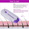 Electric Shaver for Women, Hair Removal Device for Facial, Leg, Bikini, Body & Hand