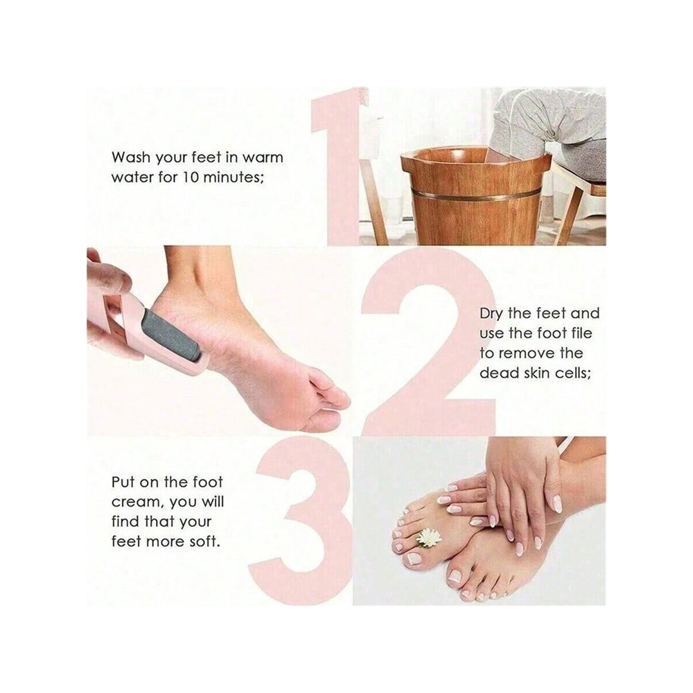 Pink Electric Foot Grinder Electronic Tool File Healing Tissue Remover 4