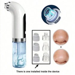 usb charging water circulation facial cleaner, blackhead remover