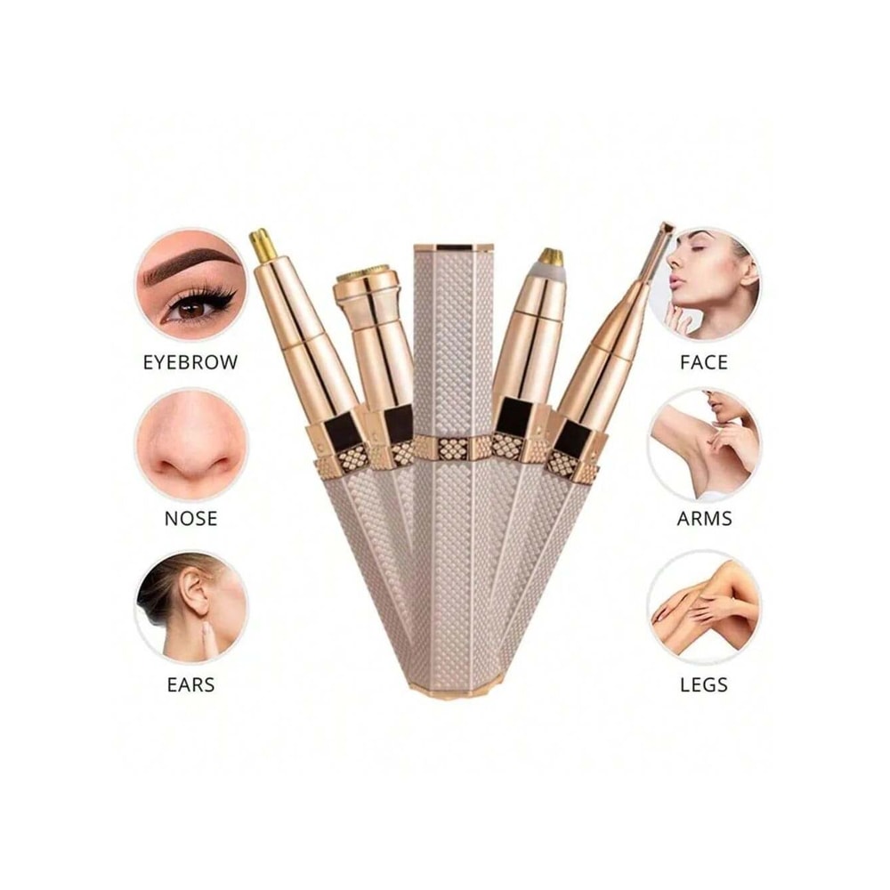 Painless Hair Remover Machine Electric Eyebrow Trimmer Facial Epilator 0