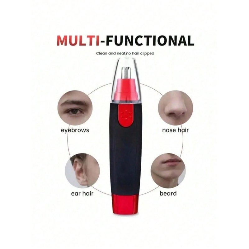 Professional Painless Nose And Ear Hair Trimmer Electric Waterproof Stainless Steel For Women And M 2