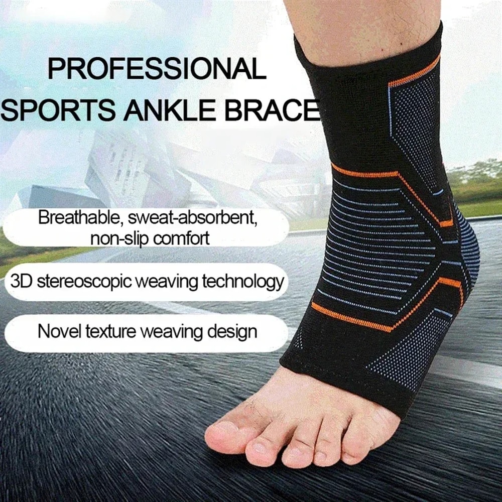 Ankle Support Stabilizer for Achilles Tendonitis, Compression Ankle Sleeves for Pain Relief