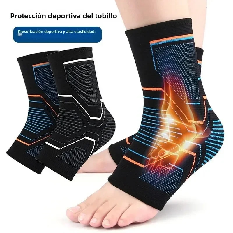 Ankle Support Stabilizer for Achilles Tendonitis, Compression Ankle Sleeves for Pain Relief