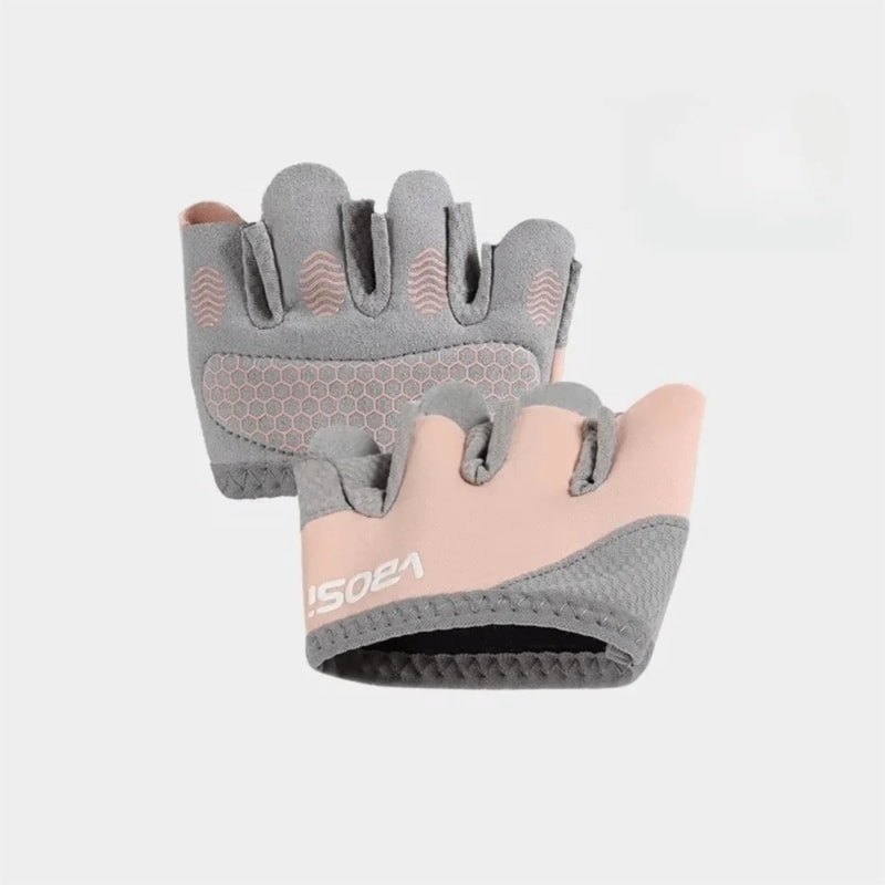 FourFinger Workout Gloves Unisex Adjustable Weightlifting Gloves With NonSlip Grip For Fitness Trai 6