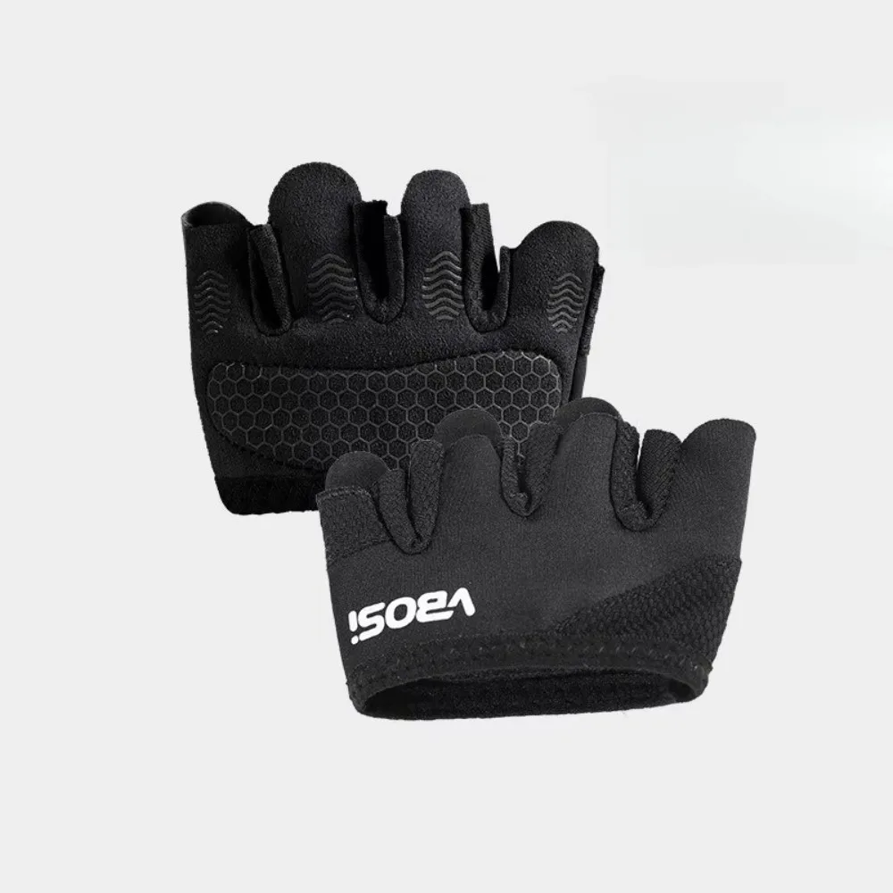 FourFinger Workout Gloves Unisex Adjustable Weightlifting Gloves With NonSlip Grip For Fitness Trai 7