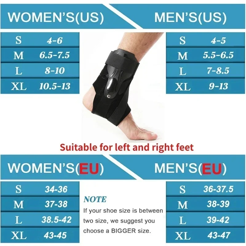 Ankle Splint Stabilizer With Side Stabilizers For Sprained Ankle Ankle Brace Support For Tendonitis 3