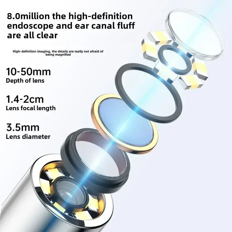 Safe Silicone Ear Cleaner For Kids And Adults Wireless Ear Wax Removal Tool With Camera 4