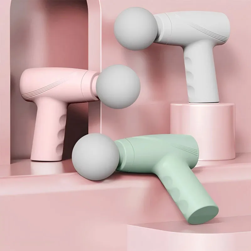 Mini Handheld Deep Tissue Massager Portable Fascia Gun With MultiStage Vibration For Muscle Relaxat 0