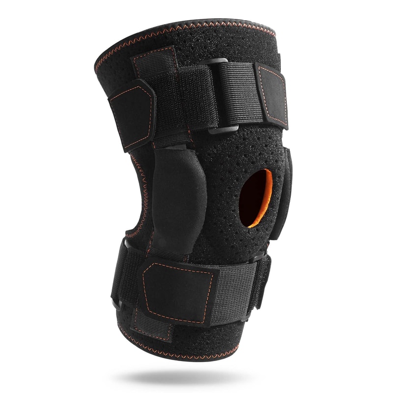 Knee Brace Support For Arthritis Compression Knee Pad Sleeve For Basketball Volleyball Dance Open P 0
