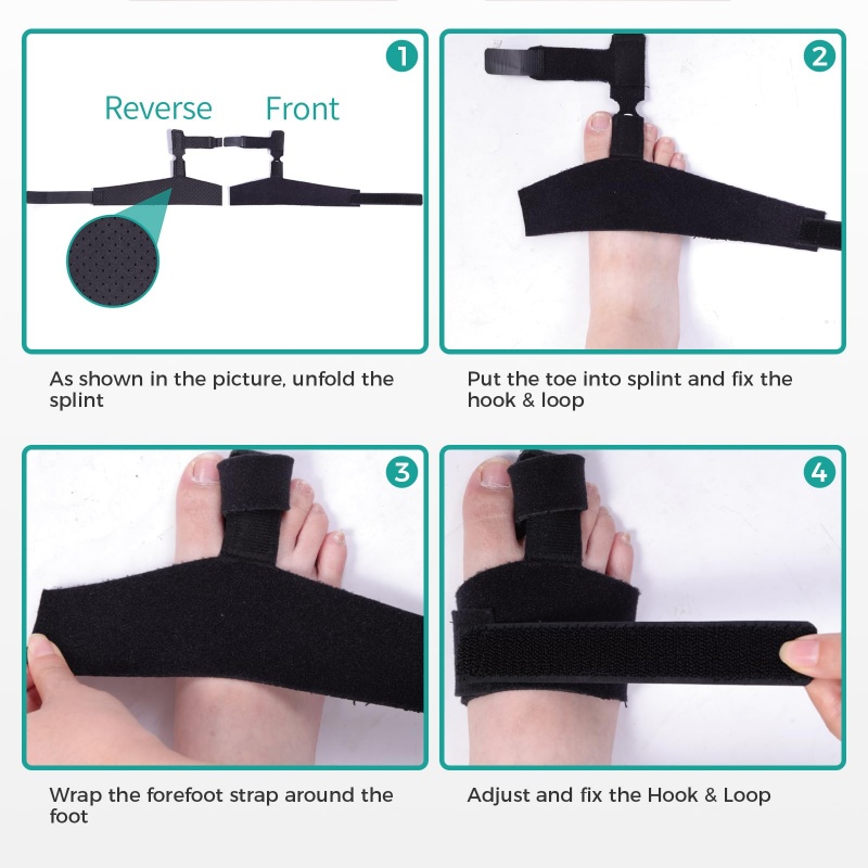 Adjustable Bunion Corrector for Women, Men Toe Straightener, Hallux Valgus Bunion Correction Support Day and Night