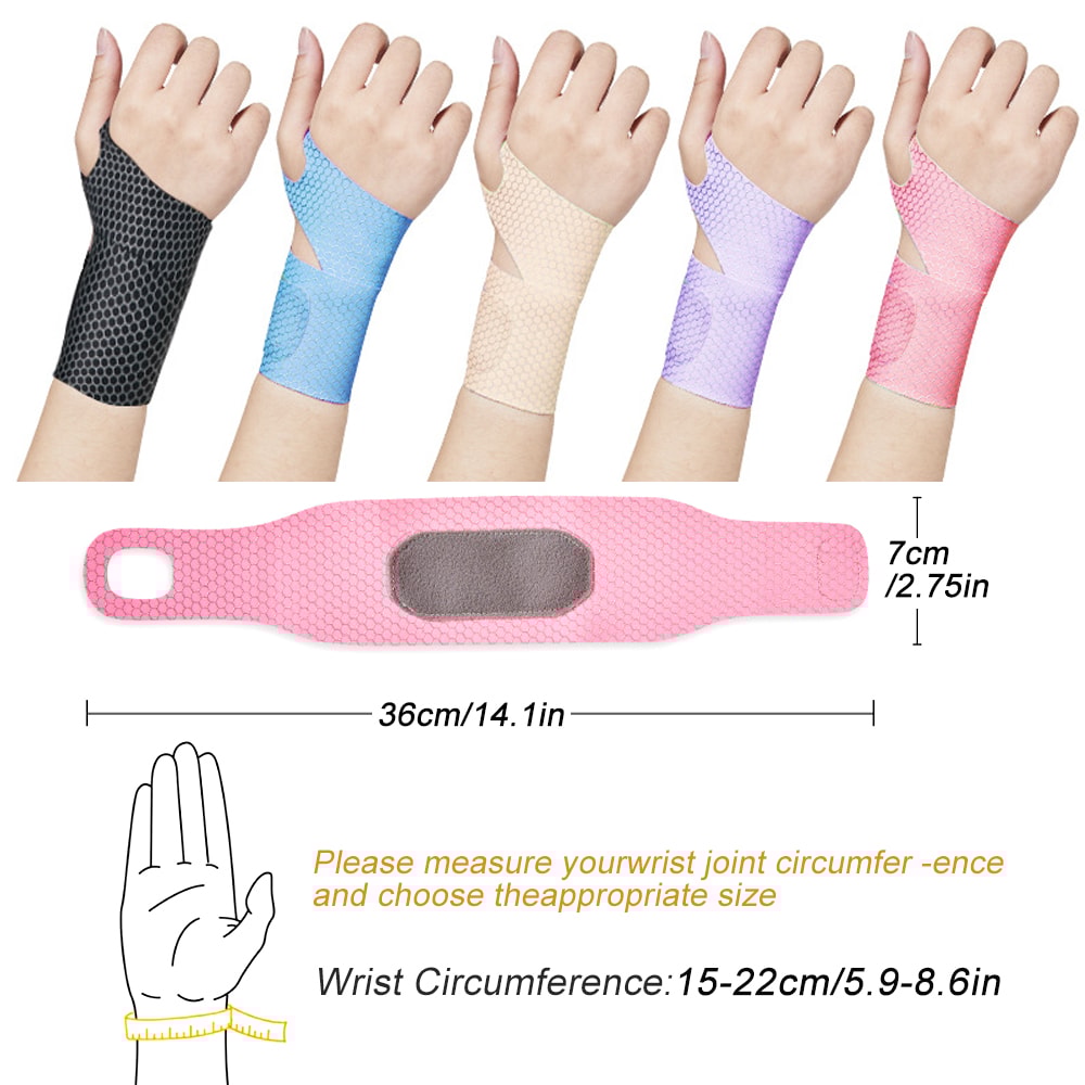Adjustable Slim Air Wrist Support Wrap for Arthritis, Wrist Pain Relief, Fitness Straps for Men and Women
