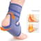 Compression Sleeve Ankle Support Brace With Silicone Heel Pad Relief For Sprains Foot Fatigue Plant 4
