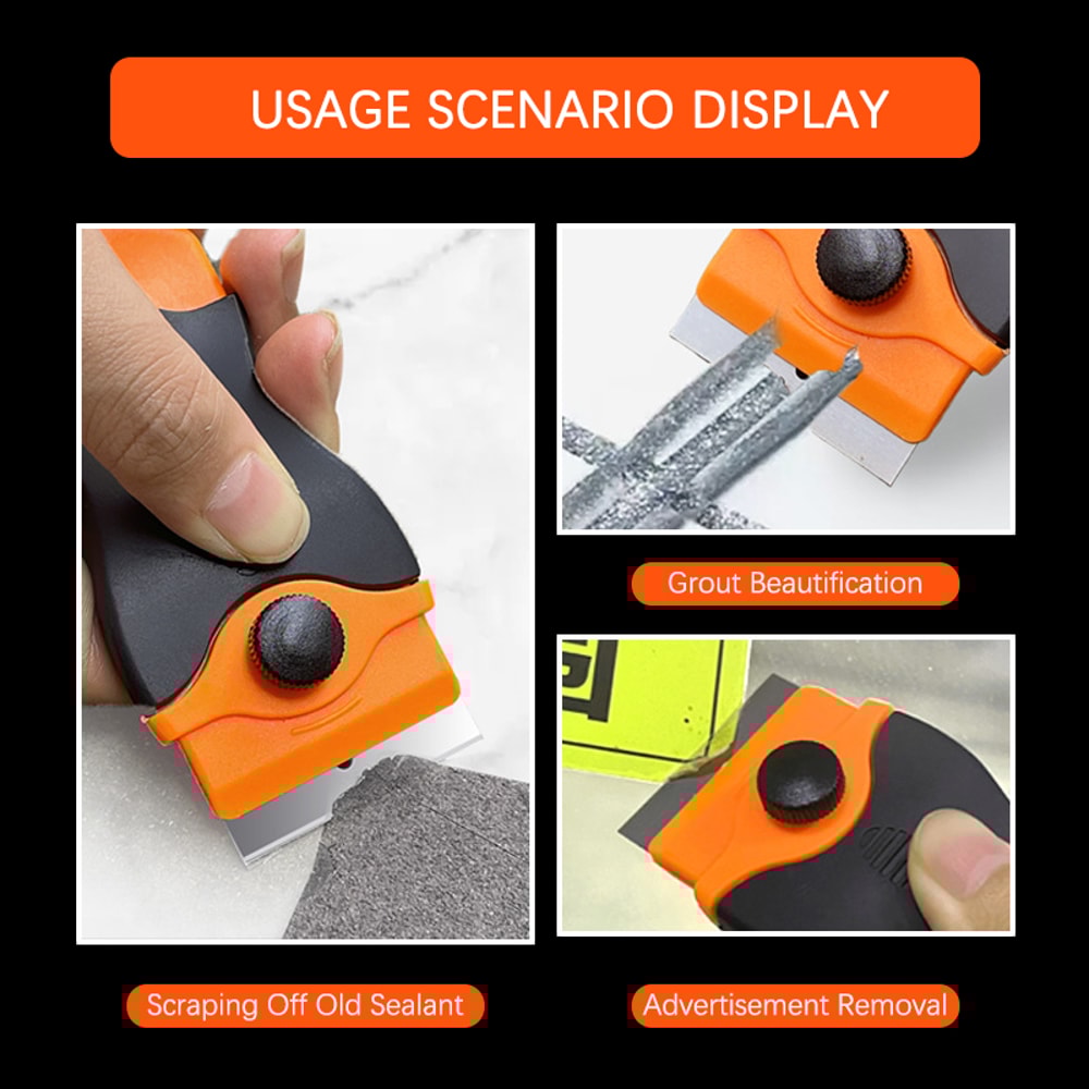 Plastic Scraper Razor Blades For Car Sticker Remover Glue Remover Window Glass Clean Scraper 2