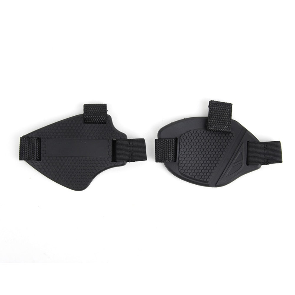 Durable Motorcycle Shift Pad Cover, Adjustable Shifter Shield & Anti-Slip Rubber Boot for Shoe Protection