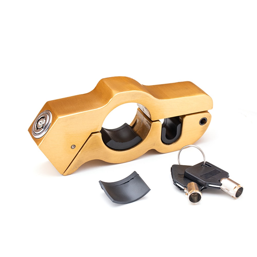 HeavyDuty Aluminum Alloy Motorcycle Lock AntiTheft Handlebar And Brake Protection For Electric Bik 4