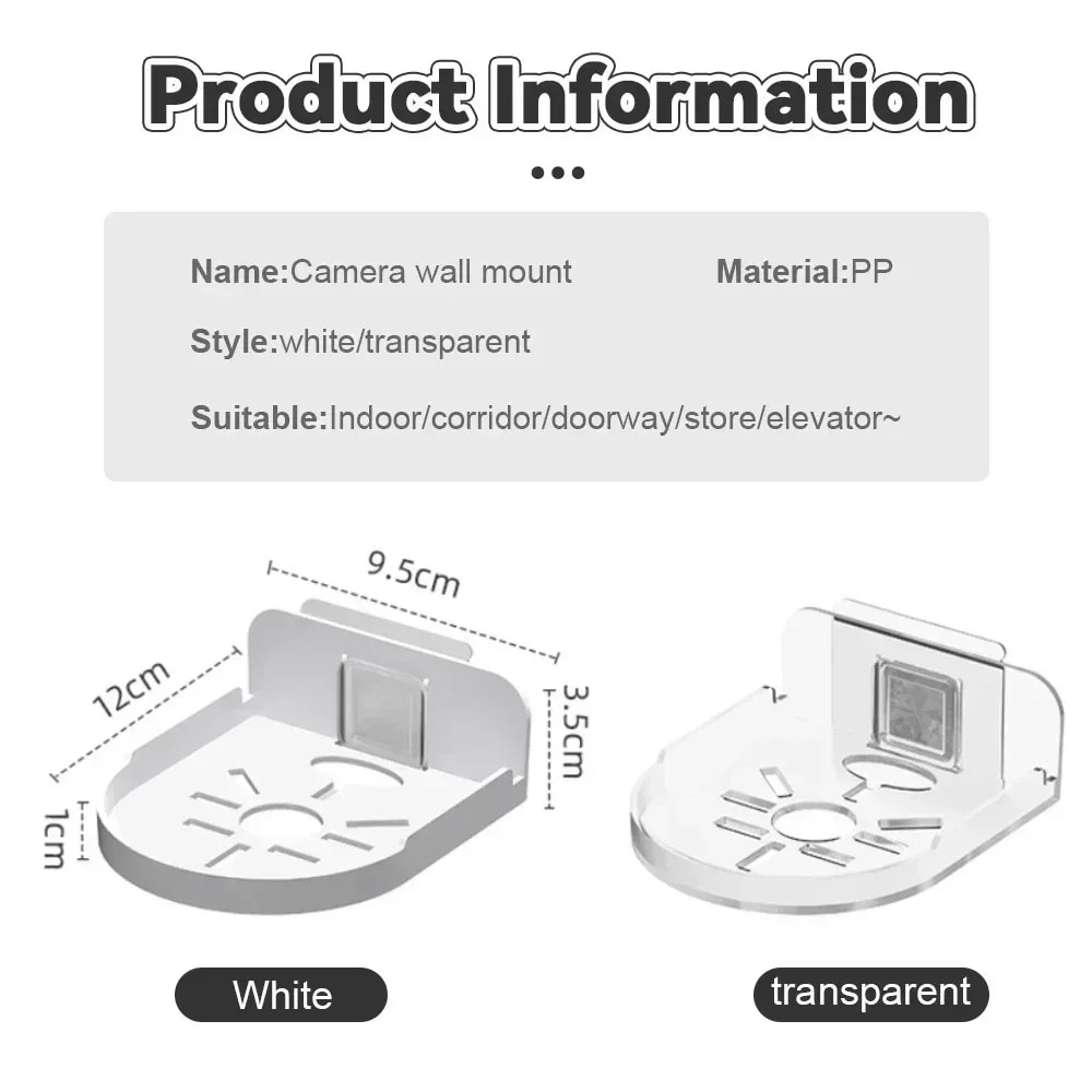 Traceless WallMounted Camera Stand PunchFree Security Surveillance Bracket SelfAdhesive Drillfree F 5