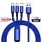 Fast Charging USB Cable Multi Port Micro USB Type C Cord For IPhone Samsung Xiaomi Universal Charge 6
