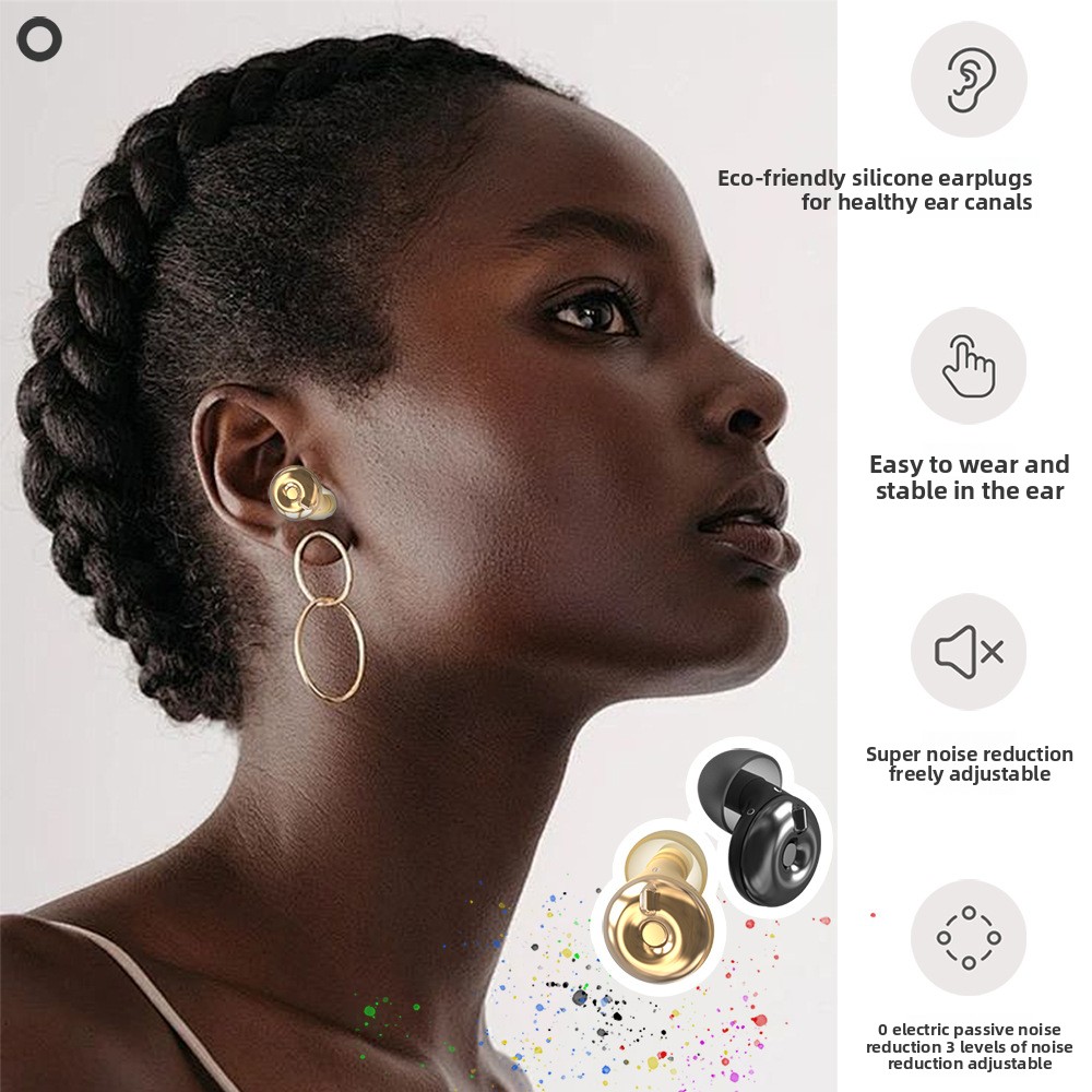 Antinoise Small Ear Canal Earplugs Adjustable Sound Insulation And Noise Reduction For Sleep 1