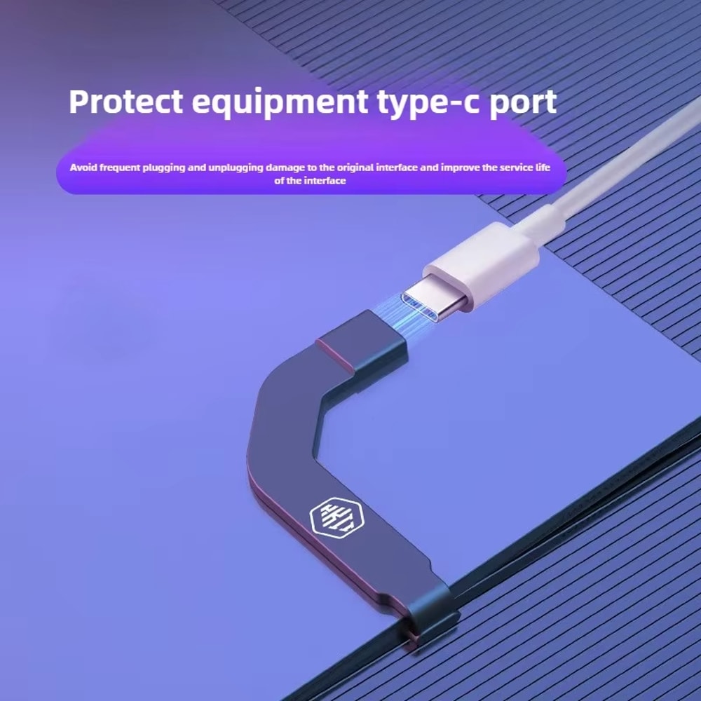 Type-C Connector Converter, Universal Charging Port Adapter for Fast Charging