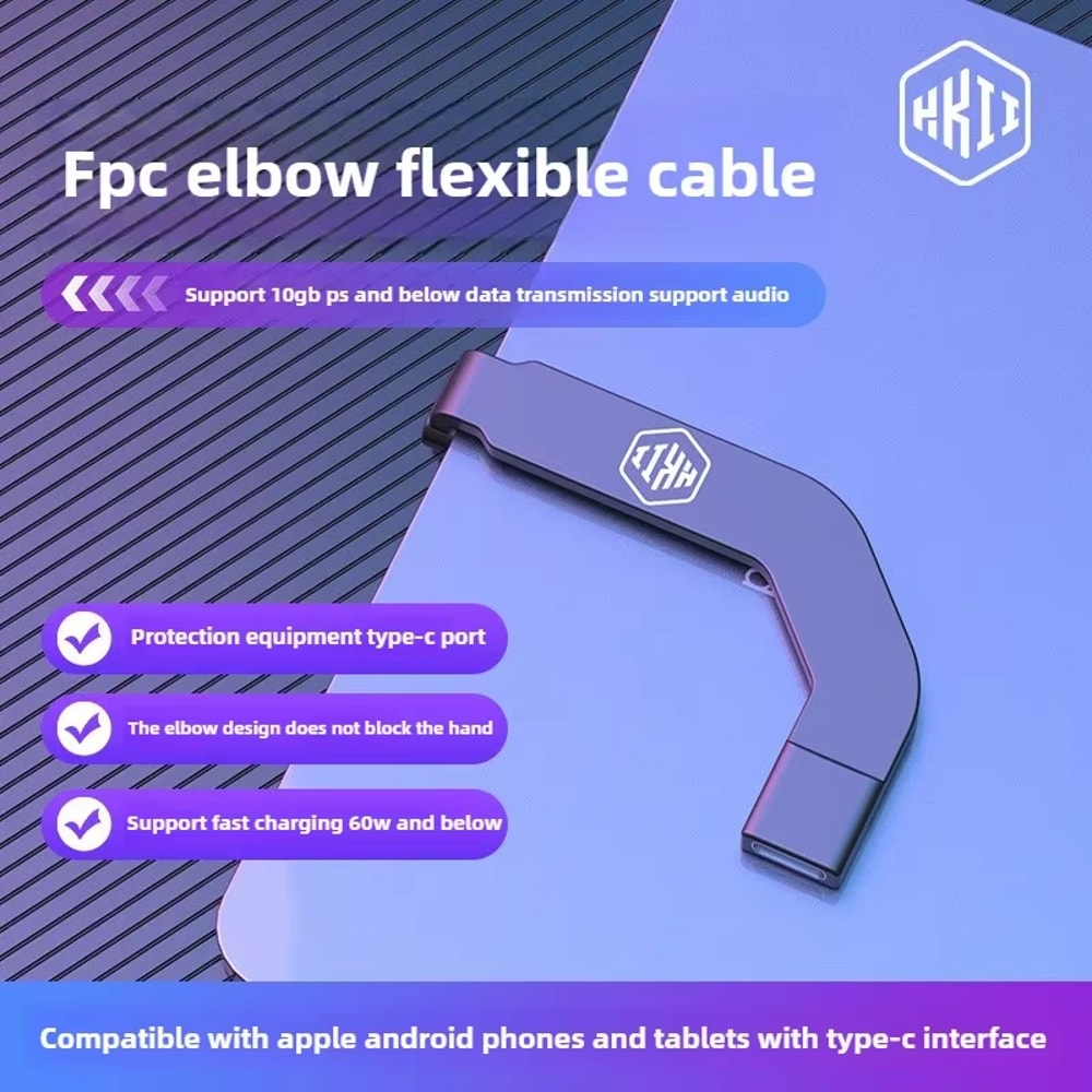 Type-C Connector Converter, Universal Charging Port Adapter for Fast Charging