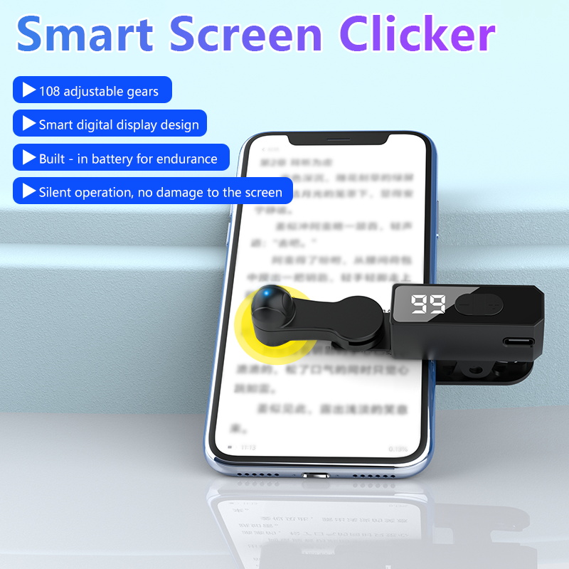 Smartphone Game Screen Tapper, Screen Auto Clicker for Video Live Streaming, Touch Tripods Supplies