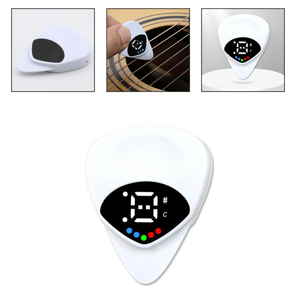 Guitar Tuner, Picks Tuner for Acoustic, Electric Guitar, Bass, Mandolin, Essential Musical Accessories