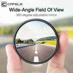 wide angle car round convex mirrors, hd blind spot rearview mirror, adjustable with screw sucker