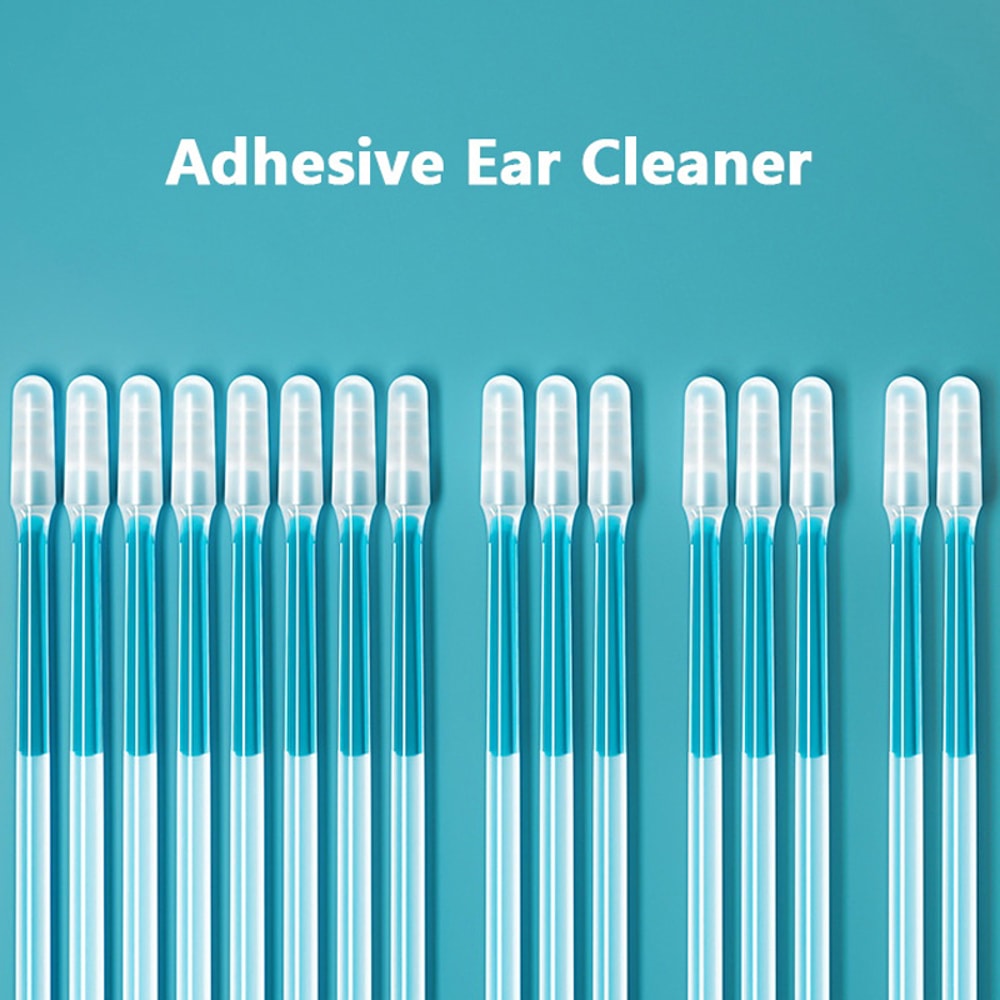 Sticky Ear Pick, Disposable Silicone EarWax Remover, Adult and Kids Ear Cleaner, Reusable Adhesive Earpick
