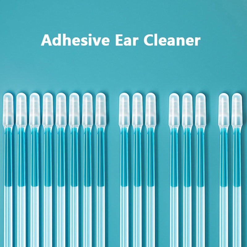 Sticky Ear Pick, Disposable Silicone EarWax Remover, Adult and Kids Ear Cleaner, Reusable Adhesive Earpick