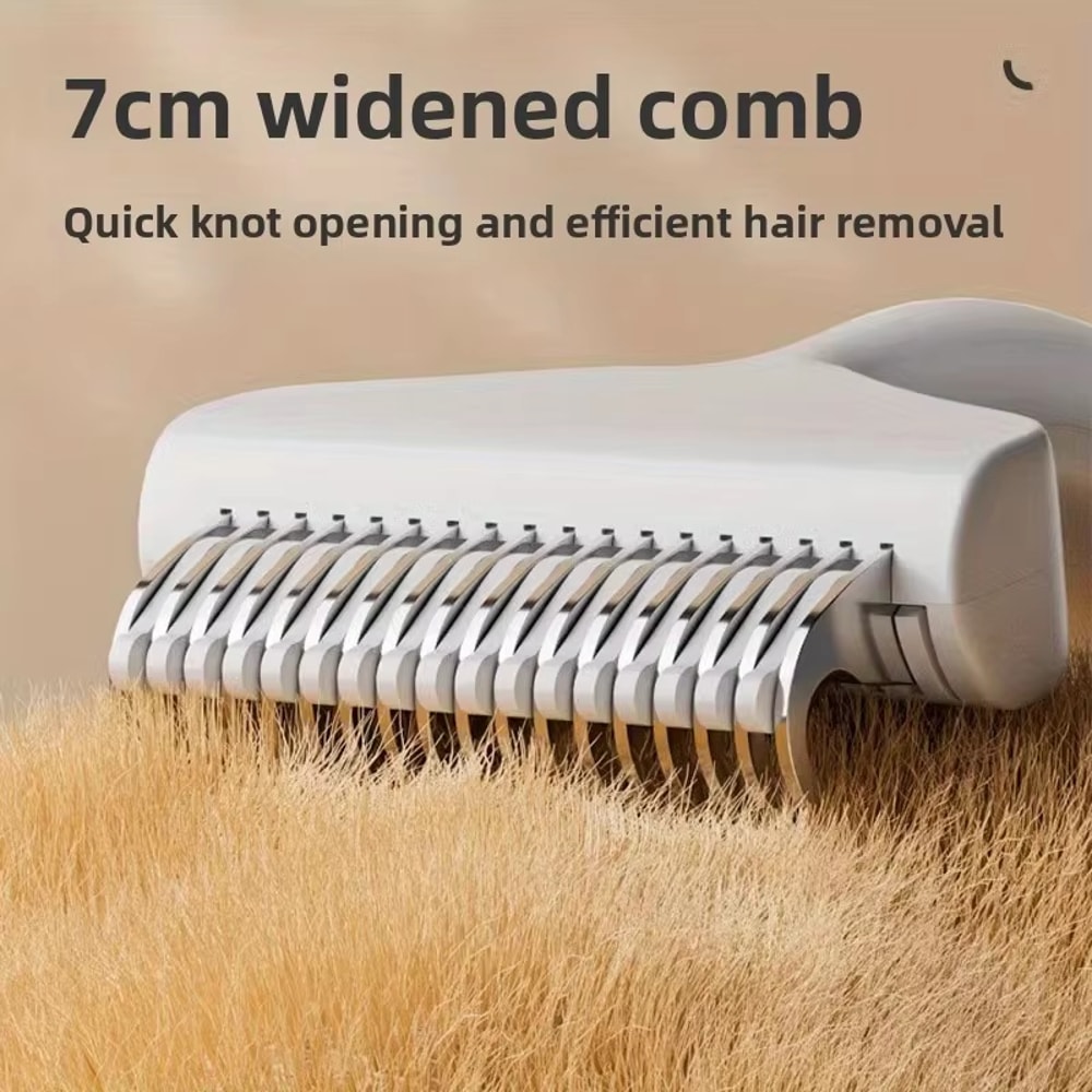 Pet Hair Remover Brush For Dogs Stainless Steel Dog Hair Removal Brush Comb Grooming Tools And Dema 2