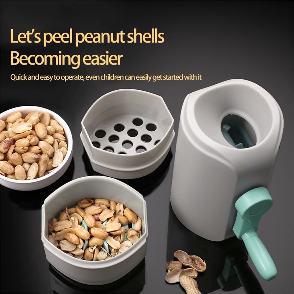 Efficient Peanut De-Shelling Machine Automatic Peanut Sheller Food Grade Peeler
