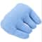 Hand Rehabilitation Grip Cushion With Finger Separators Blue Cushion For Therapy 1