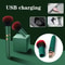 Rechargeable Electric Vibration Makeup Brush, Soft Fluffy Foundation Tool, Portable Detail Brush