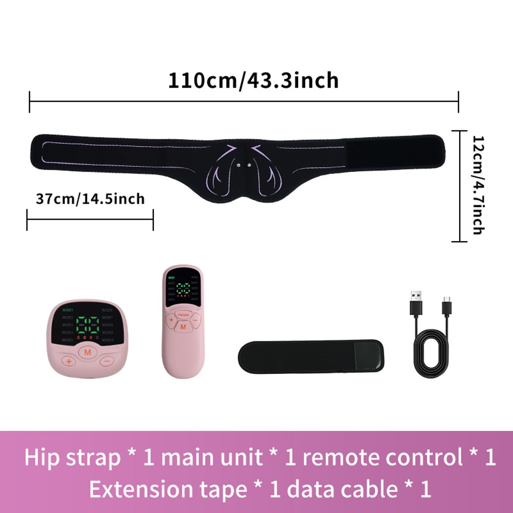 USB Rechargeable Buttocks Lifting Muscle Toner, Electric Hips Trainer EMS Butt Muscle Stimulator